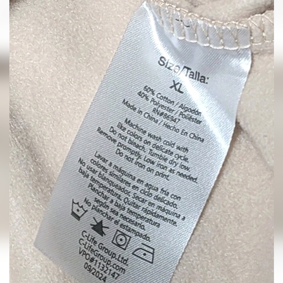 PEANUTS SNOOPY WOODSTOCK PARK RANGERS TAN PULLOVER SWEATSHIRT HOODIE XL NWT - Picture 9 of 10